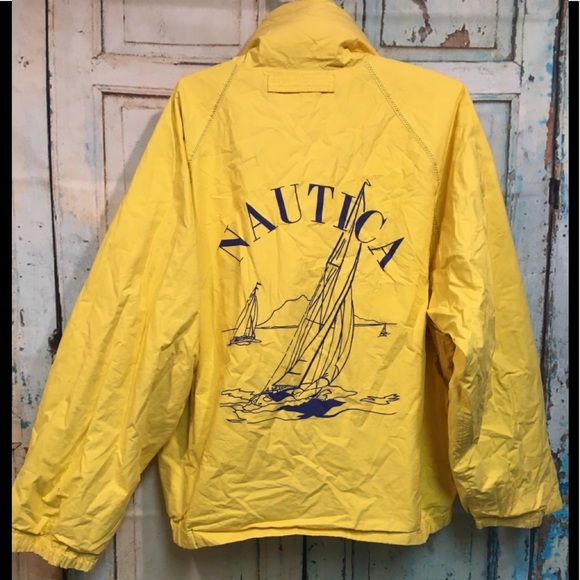 Nautica Other - Vintage Nautica Reversible Hooded Jacket L